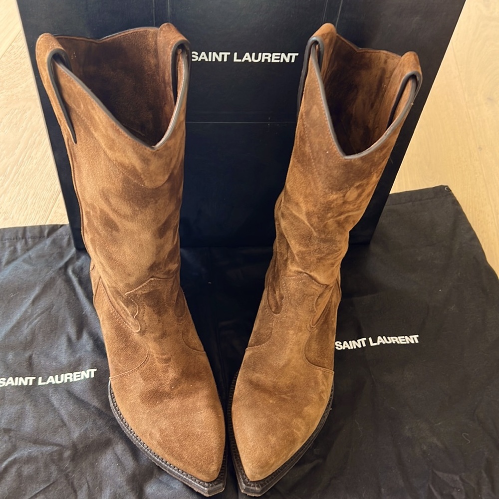 Saint Laurent Lukas Boots